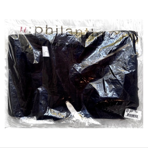 NWT Revolve x n:PHILANTHROPY Gravity Distressed Jogger Pants in Black - Picture 2 of 8